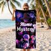 mystery (14) Custom Name Beach Towel Large Towel for Beach Pool Swimming Vacation Travel Gift