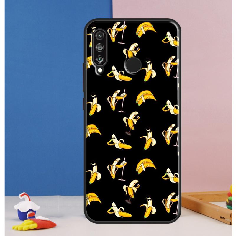 Memes Cartoon Funny Banana Case For Huawei Nova 12s 7i 8i 11i 12i 9 10 SE Y73 Y90 Y70 Y72 Y61 Y91 P30 P40 Lite P60 Pro