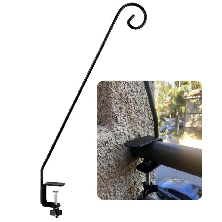 Weatherproofed Hook Outdoor Hook Metal Wall Hanging Basket Hook Practical Hook for Garden Decoration Wind Chimes