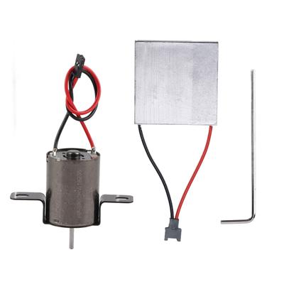 Universelles Kaminventilator-Generatorblatt-Motor-Set Wärmegetriebenes Ventilator-Zubehörteil für den Heimgebrauch