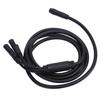 Electric Cycle Connector Cable 4.9FT Water Resistant Controller To Display Throttle Headlight Connecting Extension