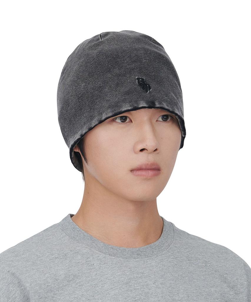 Nomaenyueol Washed Light Beanie - Washed Black