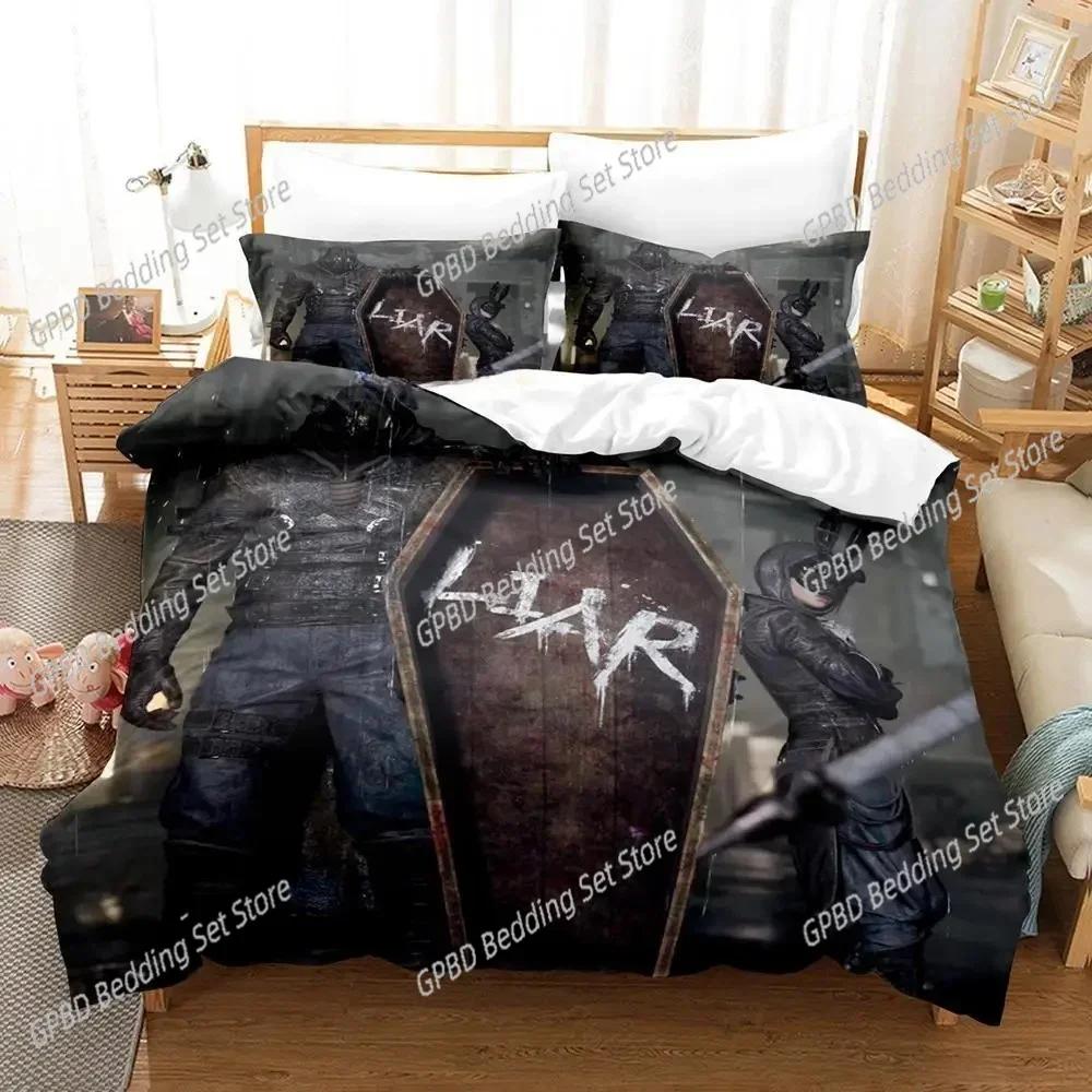 Game Lies Of P 3D Bedding Set Duvet Cover Pillowcases Single Twin Full Queen King Size Home Decor Quilt Boys Gift Quilt Cover Pi