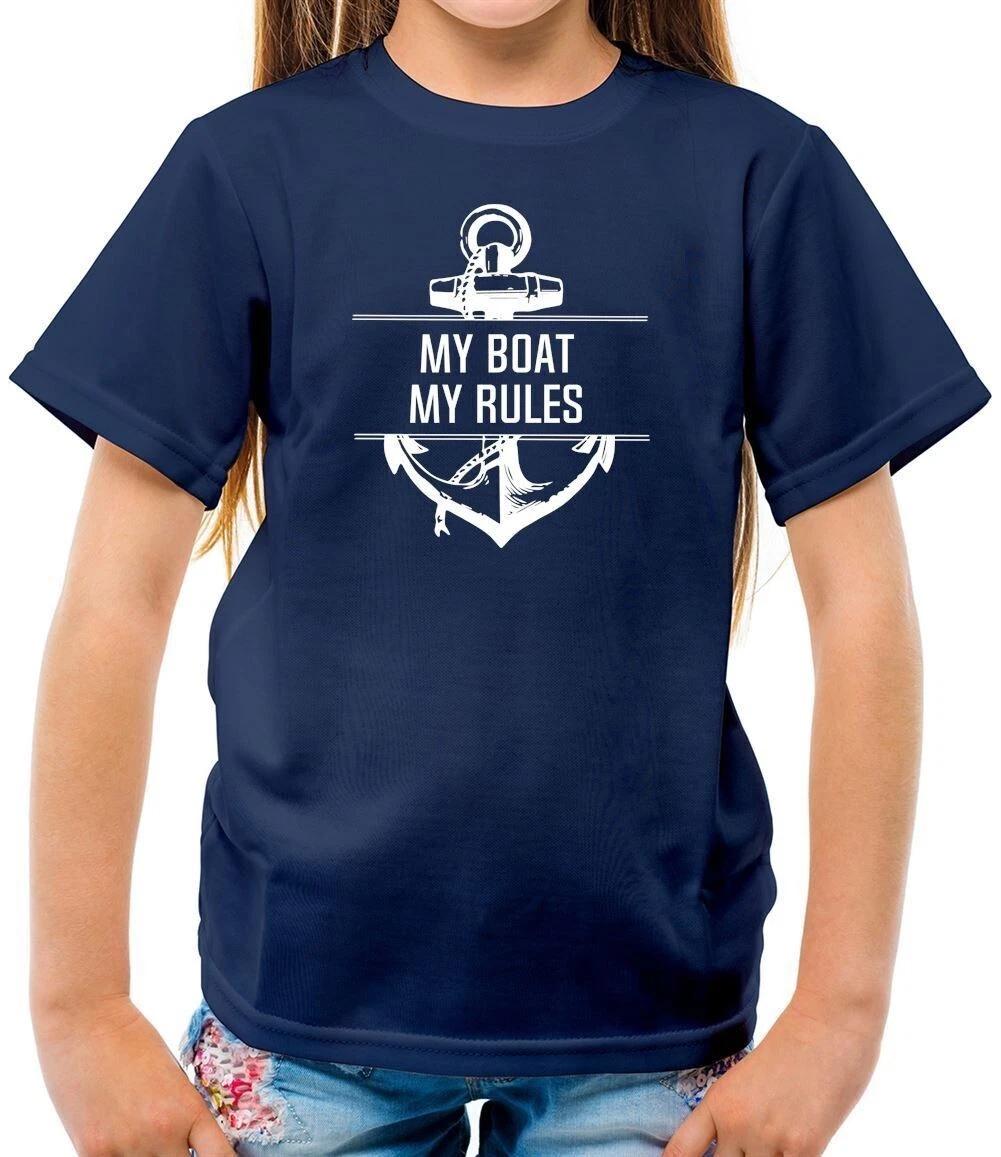 My Barca My Rules - T-Shirt - Sailor Sailing Canal Yacht Boating Boats 110