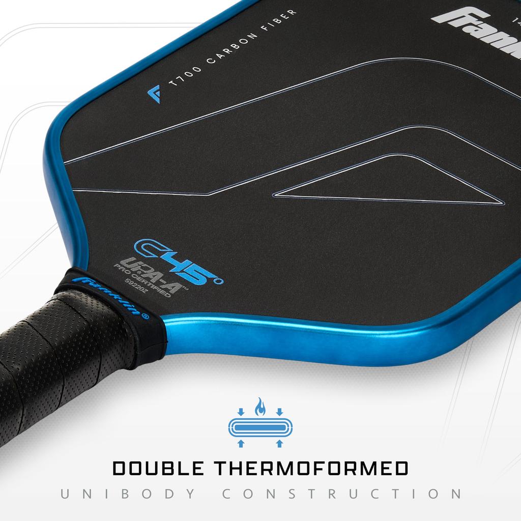 Franklin C45° CARBON PADDLE HYBRID 14mm BLU racchetta da pickleball