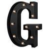 Newly Design Led Letters Lights 26 Alphabet Black Decorative Marquee Lamps for Wedding Party Birthday Home Bar Decoration