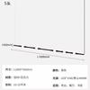 W2557 Staircase Chandelier Novelty LED Aluminium long strip lamp For Hotel Hall Parlor bamboo Light Dining Room combination Lamp