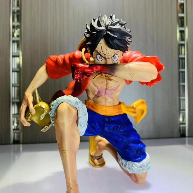

One Piece BT Gear 4 Blow Luffy Аниме Фигурка GK Статуэтка Статуя Коллекционная ПВХ Модель Игрушки Подарки красный