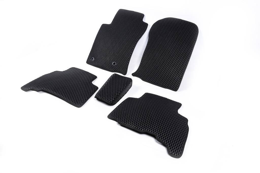 Коврики EVA (черные) 7 местный, 2009-2013 для Toyota Land Cruiser Prado 150