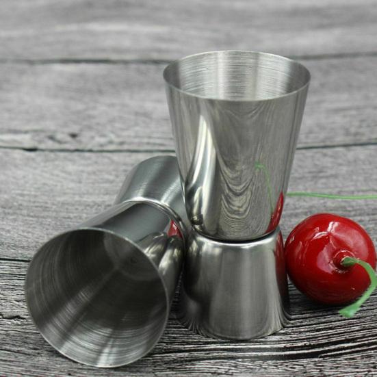 15/30ml Stainless Steel Cocktail Jigger Double Shot Measuring Cup Kitchen Tool