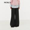 MO&Co. Women's High Waist Straight Leg Trousers