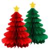 3D Design Honeycomb Hanging Decorations Paper Material Hanging Style Honeycomb Tree Ornaments Bell Shape