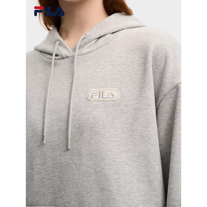 FILA Women's Winter Loose-Fit Knit Hooded Sweatshirt