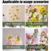 12 Pieces 3D Geometric Butterfly Wall Stickers - Modern Design, Self Adhesive, Reusable, Great for Home Decor, Party Backdrops, Bathroom Walls, Etc.