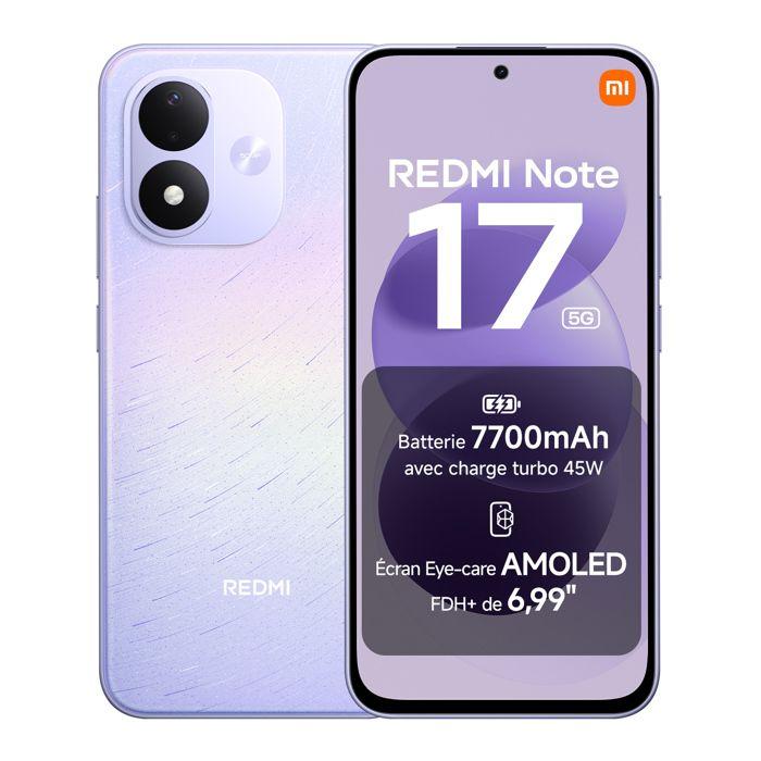 Smartphone Xiaomi Redmi Note 17 5G 128 Go Violet, écran AMOLED 6,99 pouces FHD+, Android 16 et 6 Go de RAM - Image 7