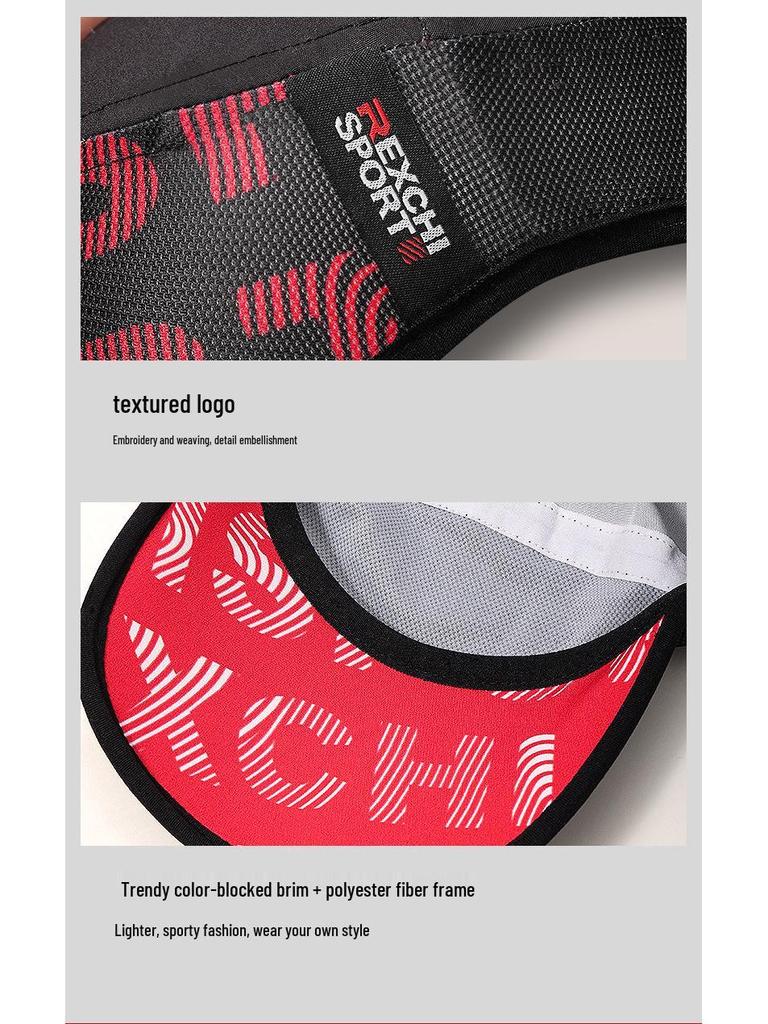 Summer Sports Visor: Lightweight, Breathable, Quick-Dry Sun Protection for Running, Training, Tennis, and Marathons