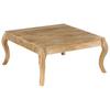 Coffee Table 80x80x40 Cm Solid Mango Wood