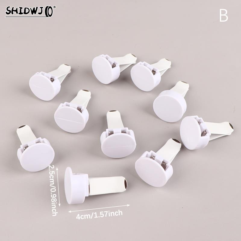 Creative 10Pcs/set Car Air Outlet Perfume Clip Accessories Car Perfume Holder Air Outlet Card Slot Clamp Accessories