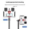 Professional Dual Handheld Phone Filmmaking Cage Multi Cold Shoe Video Stabilizer Frame for Live Stream Vlog Recording Shooting