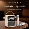 Boxă KTV Bluetooth SANSUI SK61 cu Versuri Plutitoare și Microfoane Duble (Versiunea CN)