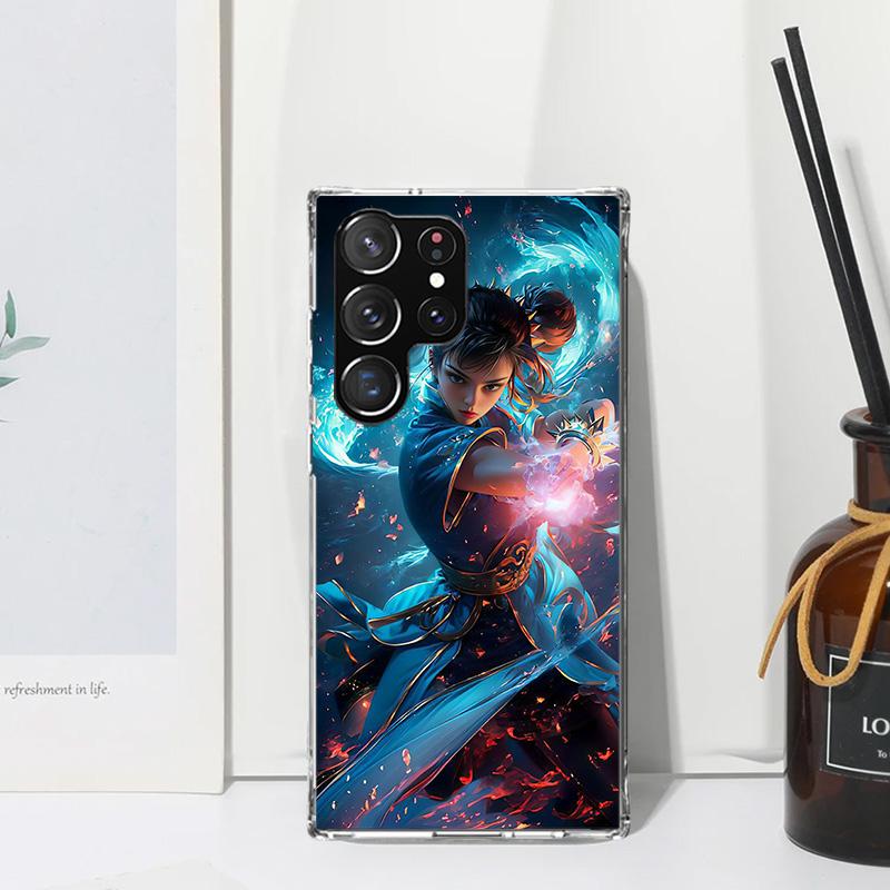 Game S-Street F-FighterS Phone Case For Samsung Galaxy S26 S25 Edge S24 FE S23 S22 Ultra S21 Plus S20 + Art Fundas Back Cover Ga