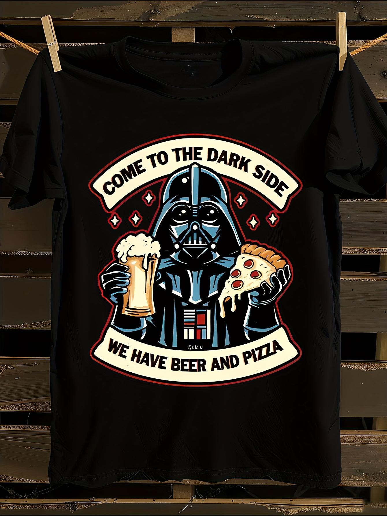 Funny  Come to The Dark Side We Have Beer Pizza  Graphic ... S