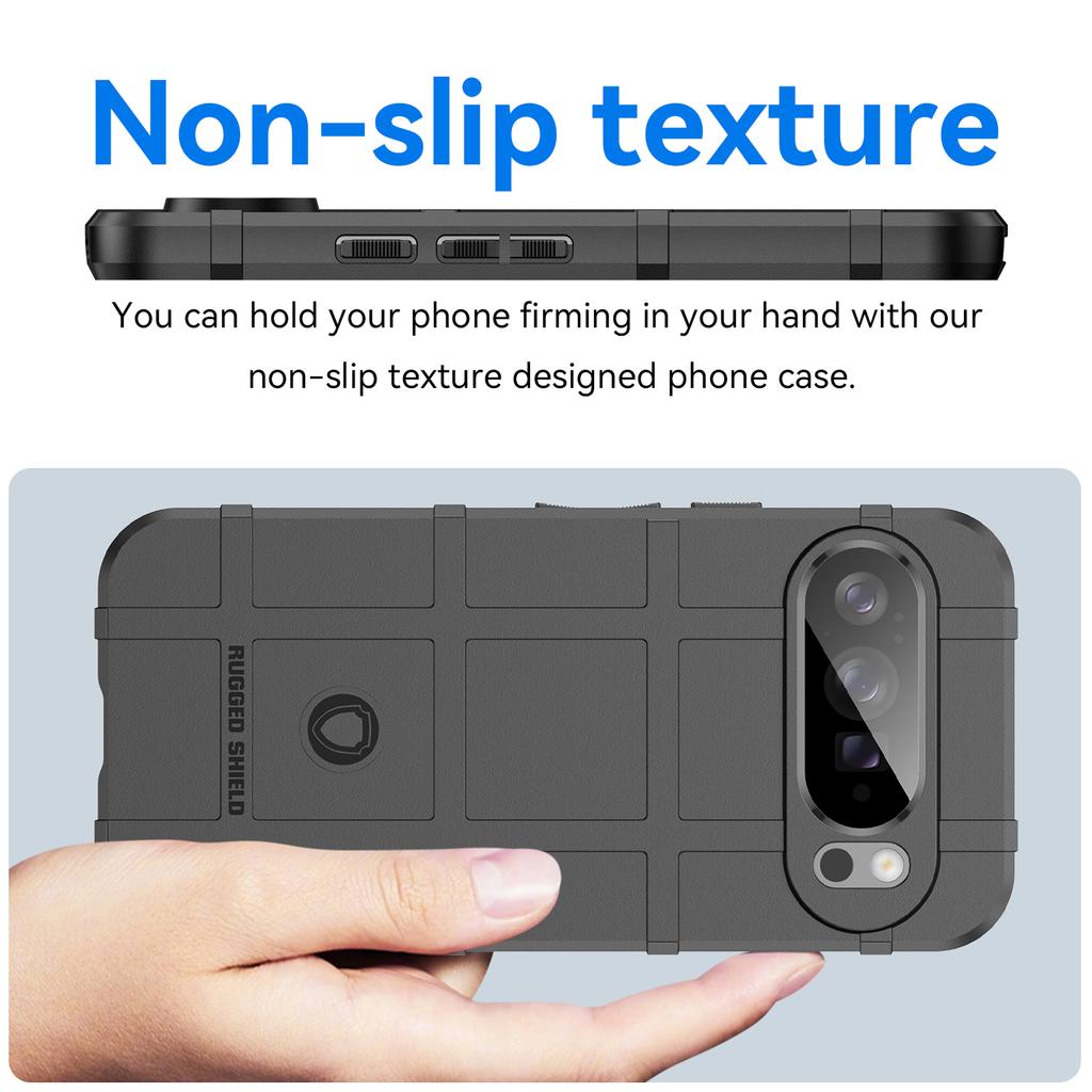 For Google Pixel 10 Pro XL Case Grid Design Soft TPU Scratch-Proof Phone Cover