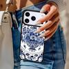 Blue And White Porcelain Phone Case For iPhone 17 Air 14 15 13 12 Max Cover For Apple 14 15 16 16e 11 Pro Max Plus Coque