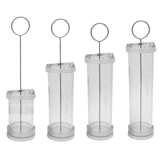 1Set Candle Mold Lightweight Cylinder Plastic Plastic Candle Mold for Paraffin
