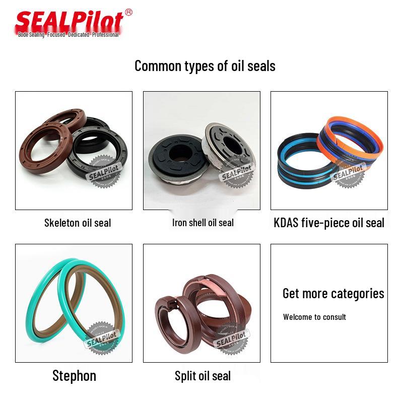 High-Temp Wear-Resistant Polyurethane Fluororubber Oil Seal for Hydraulic Cylinders