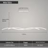 Modern Minimalist Long Strip Dining Chandelier