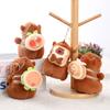 Capybara Soft Plush Doll Keychain With Pp Cotton Filling For Collectors And Gifts