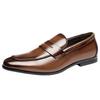 Japanese Men's Loafer Genuine Leather Summer New British Style Simple Business Formal Wear Slip-on Casual Men's Leather Shoes