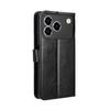 For ZTE Blade A76 4G PU Leather Case with Strap Crazy Horse Texture Phone Wallet Cover