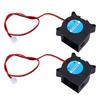 2Pcs Blower Fan 40mm 3D Printer Micro 4020 Dual Ball Bearing Brushless Cooling Fan 2 Pin