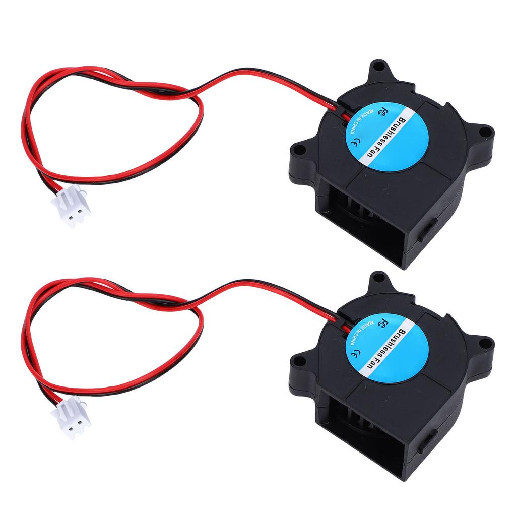 2Pcs Blower Fan 40mm 3D Printer Micro 4020 Dual Ball Bearing Brushless Cooling Fan 2 Pin