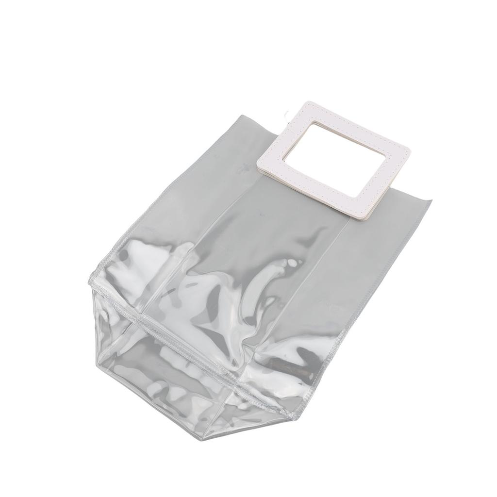 Clear Gift Bags with Handles PVC Reusable Transparent Party Favor Bags for Wedding Shopping Baby Shower Birthday