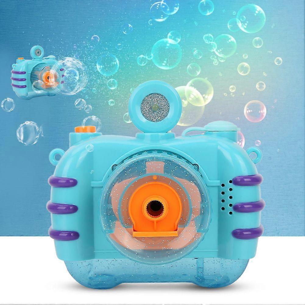 Automatic Cartoon Camera Shape Bubble Machine with Light & Music