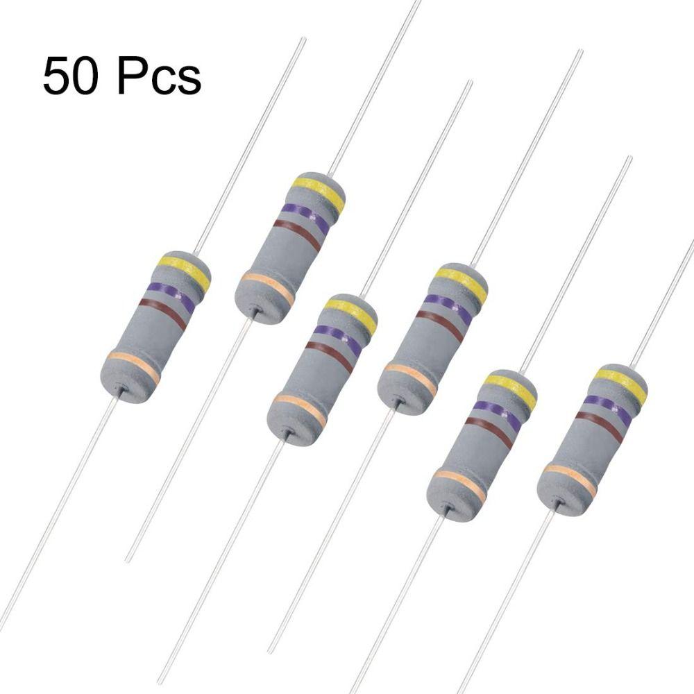 Carbon Film Resistors 470 Ohm Resistor 5% Tolerance    for DIY Electronic Projects and Experiments