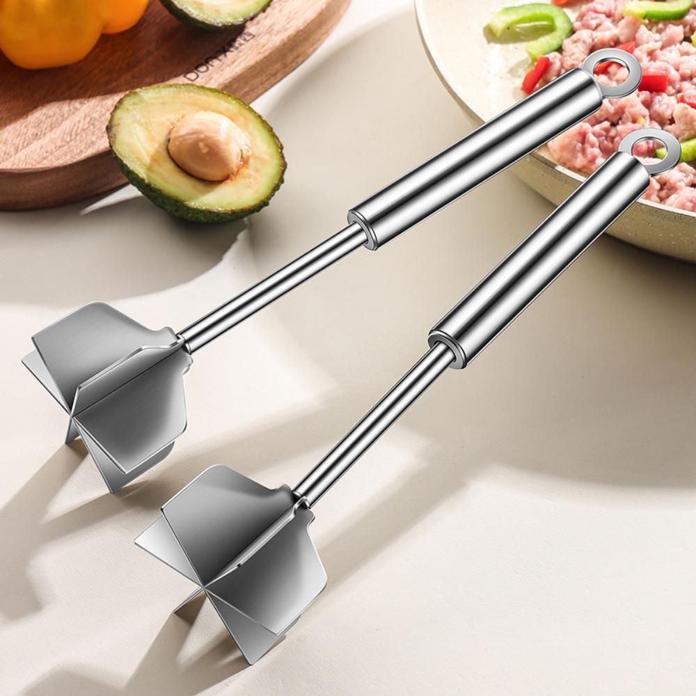 304 Stainless Steel Stainless Steel Meat Chopper Long Handle Meat Shredder Supplementary Food