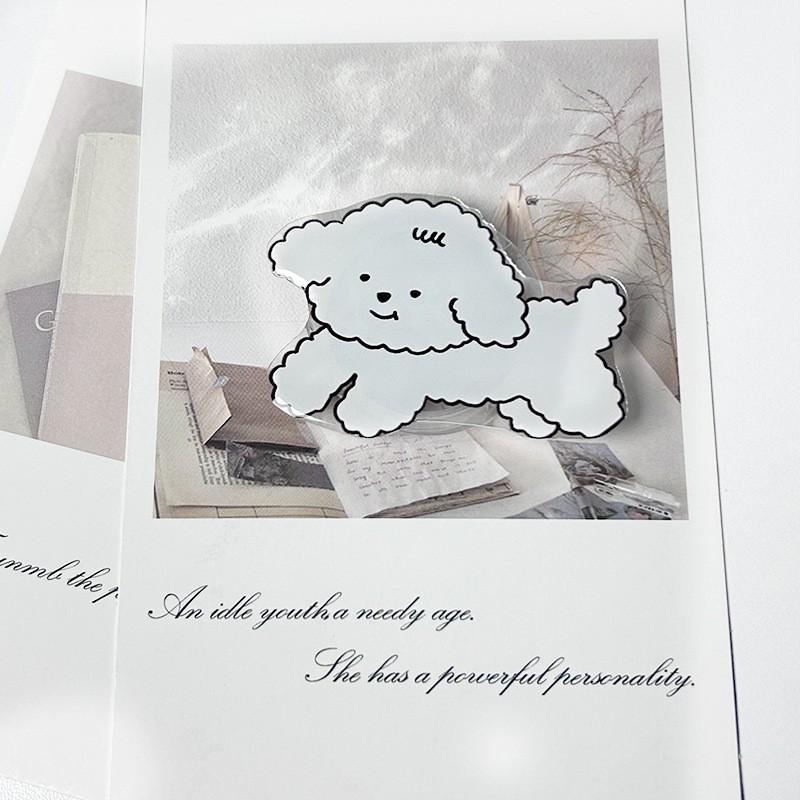 

Mobile Airbag Holder Puppy Series 3-ins Cartoon Retractable Folding Lazy Person Drama Chasing Tool Portable Cute Pet Tablet
