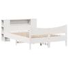 VidaXL Cadre de lit sans matelas blanc 150x200 cm bois de pin massif 3323297