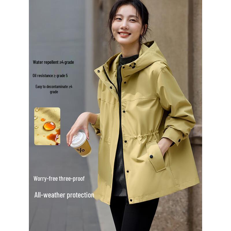 

XWI Women s 3-Proof Hooded Windbreaker Jacket L