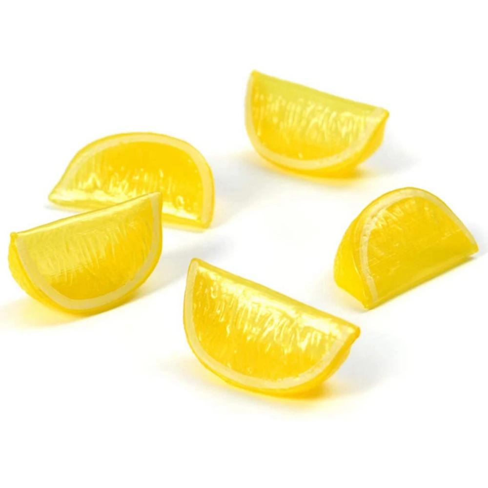 Party Decoration Home Photography Props Fake Fruit Simulation Fruit Artificial Lemon Slice Kitchen Decor Fake Limes Chips