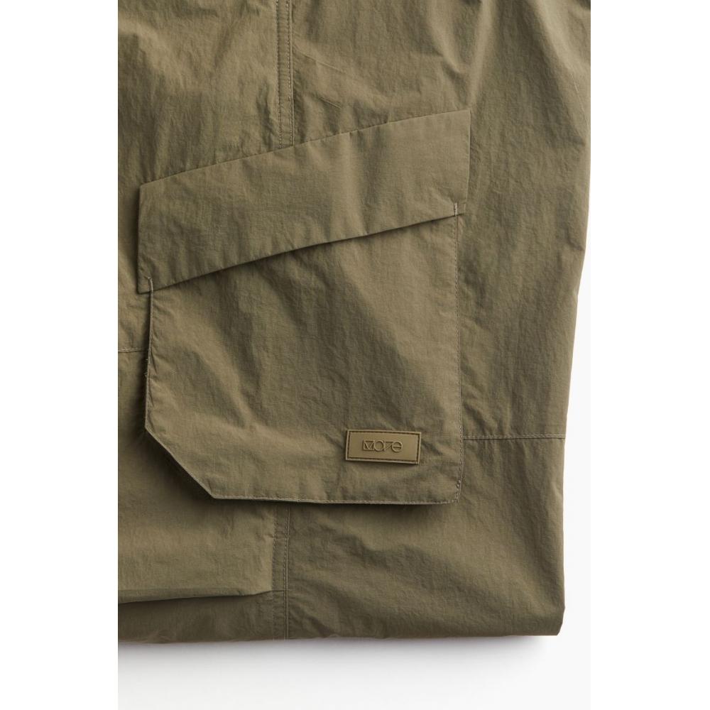 H M paracHute Cargo Pants kHaki Green