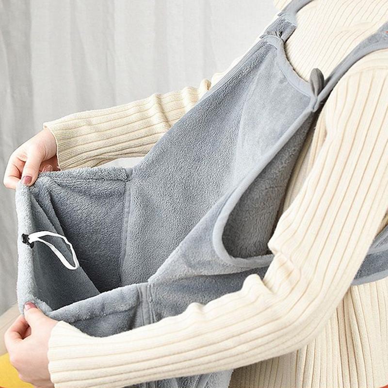 Cozy Pet Carrier Apron For Small Cats And Dogs - Perfect For Outdoor Winter Travel - Features Hanging Chest Bag And Cat Sleeping