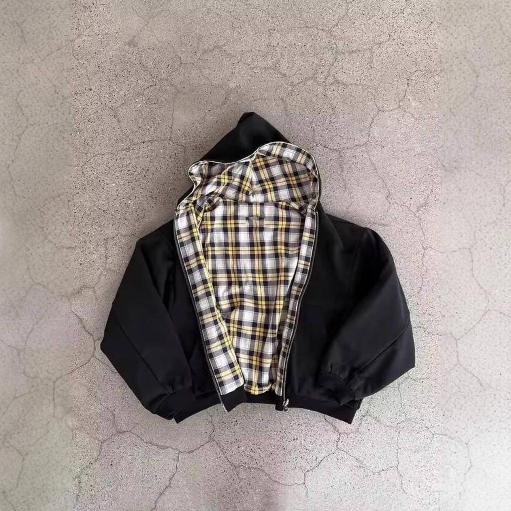 DRIPX Neuer Wende-Hoodie Hohe Qualität Luxuriöse Designerkleidung Hoodie mit Karofutter Sweatshirt Streetwear