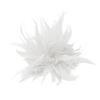Spilla Fiore di Piuma per Celebrazione Banchetto Bomboniera Corsage Floreale & Spilla