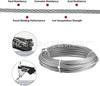 Stainless Steel 3mm Wire Rope Cross Clip for Plant Vine Climbing