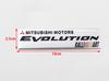 1 pz 3D Mitsubishi Logo Auto Adesivo in Alluminio Parafango Laterale Paraurti Posteriore Portellone Posteriore Adesivo Baule Adesivo Emblema Accessori Styling